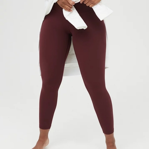 OFFLINE by Aerie Real Me High Waisted Leggings in Royal Cherry - Picture 2 of 5